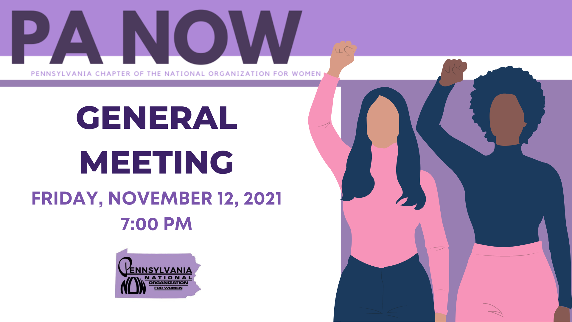General Membership Meeting November 12, 2021 7:00 PM